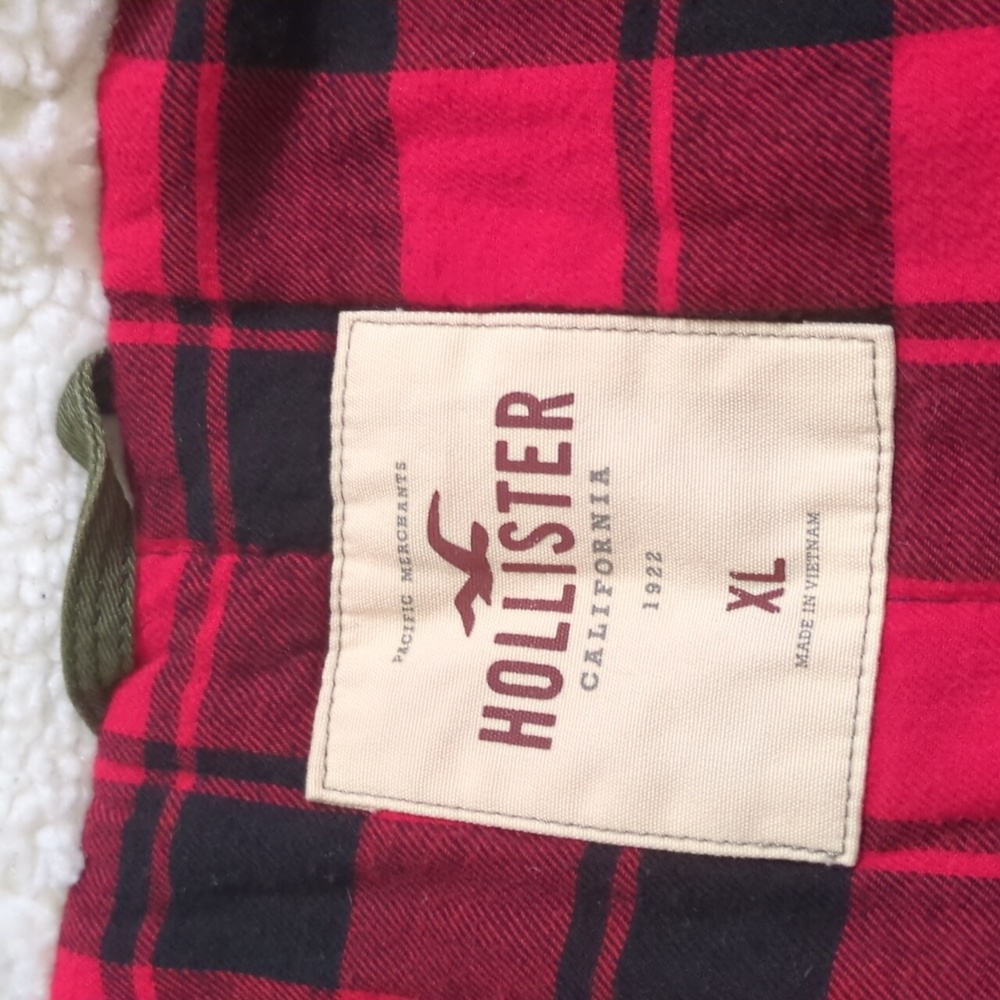 Hollister Flannel-Lined Anorak Jacket - Picture 10 of 15